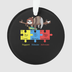 Otter-afstandsonderwijs  Otter Chemistry Gift Ornament