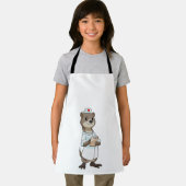 Otter als verpleegster met hart schort (Insitu)