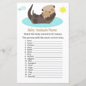 Otter Baby Animals Name Game (Voorkant)
