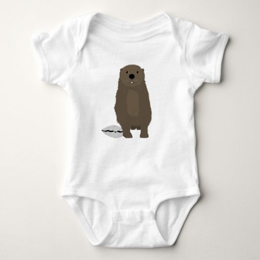 Otter Baby Bodysuit (Voorkant)