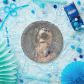 Otter Back Float Papieren Bordje (Feest)