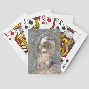Otter Back Float Pokerkaarten