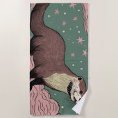 Otter Beach Towel Strandlaken (Voorkant)