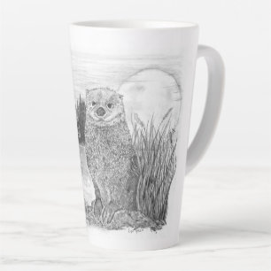 Otter bij Lake Latte Mok