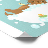 Otter Bubble Bath Poster Print (Hoek)