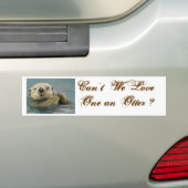 Otter Bumpersticker (Op auto)