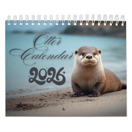 Otter Calendar 2026 Kalender