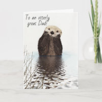 Otter carte fête des pères
