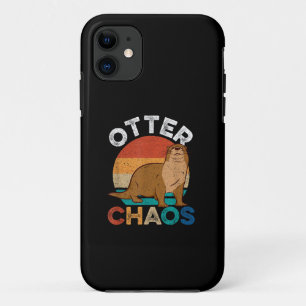 Otter Chaos Voor Mannen Vrouwen Schattige Otterlie iPhone 11 Hoesje