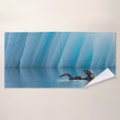 Otter de mer joueuse (Serviette de bain)