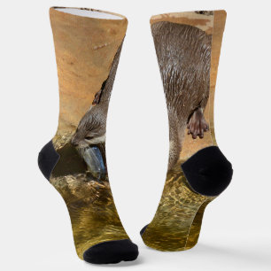 Otter die een vis eet, Sokken van bemanningsleden