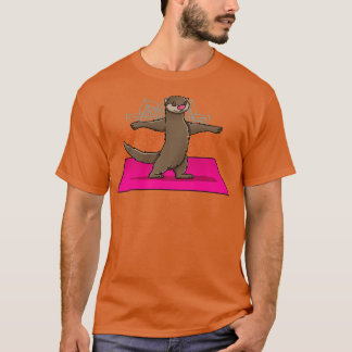 Otter die Yoga doet T-shirt