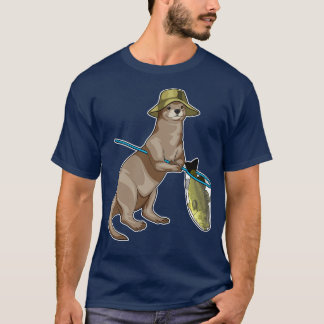 Otter Fisher Gevist vis T-shirt