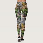 Otter Foto Collage Dames Leggings. Leggings (Achterkant)