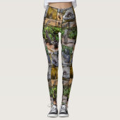 Otter Foto Collage Dames Leggings. Leggings (Voorkant)