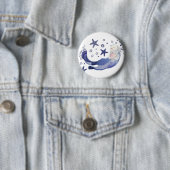 Otter Genshin Impact Button Pin (In situ)