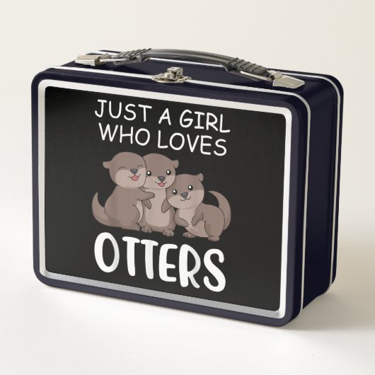 Otter Gift | Alleen een meisje dat van Otters houd (Voorkant)