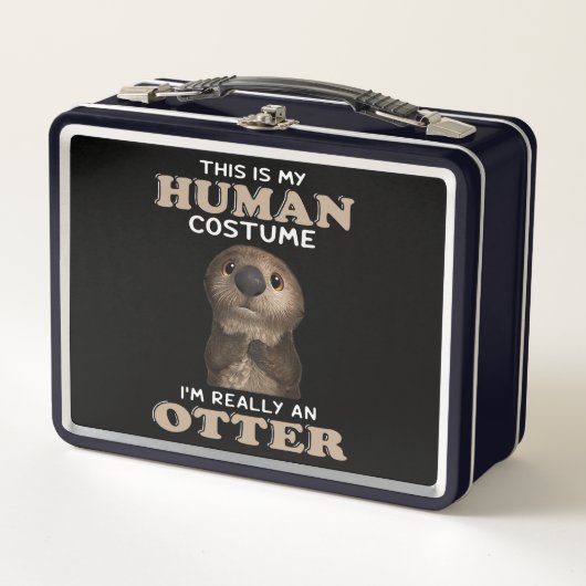 Otter Gift | Mijn menselijke kostuum Ik ben echt e (Voorkant)