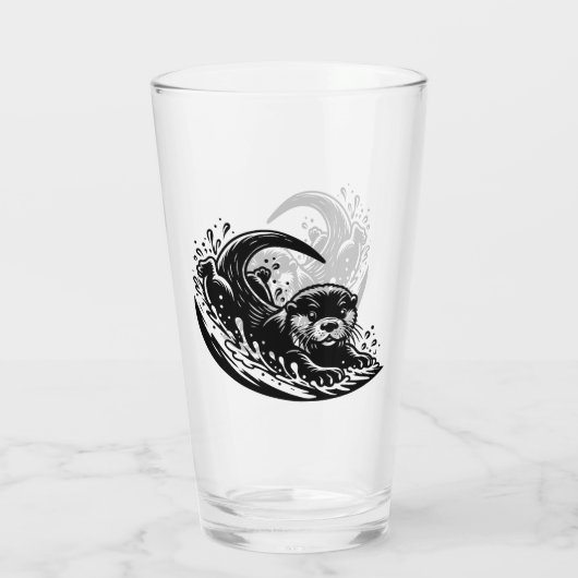 Otter Glas (Achterkant)