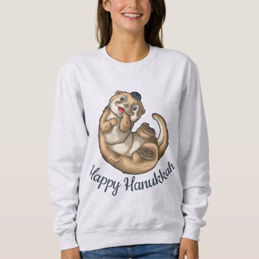 Otter Hanoukka T-Shirt Sweatshirt (Devant)