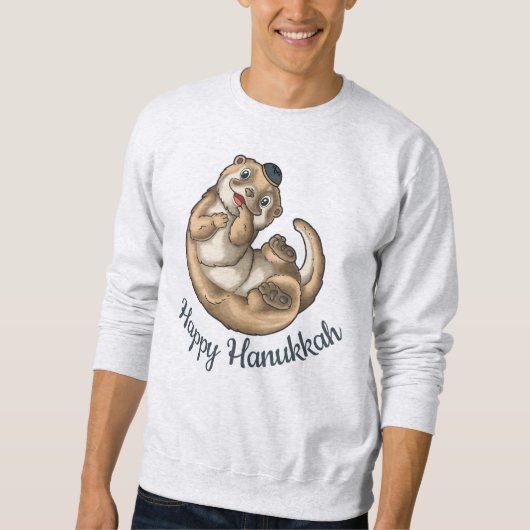 Otter Hanoukka T-Shirt Sweatshirt (Devant)