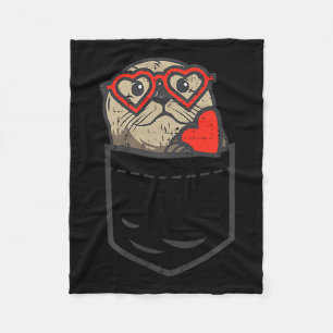 Otter Hart Gles Zak Cute Valentijnsdag Dier Fleece Deken