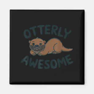 Otter in een jasje grappige otter pyjama zeeotter  magneet
