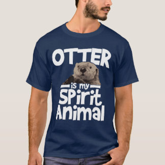 Otter is mijn spirituele dier familie t-shirt
