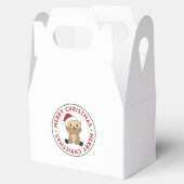 Otter-kerstwinterdieren otter bedankdoosjes (Geopend)