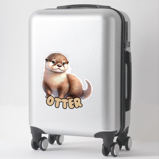 OTTER - KINDERDAGVERBLIJF STICKER (Koffer)