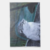 Otter kitchen tea towel theedoek (Verticaal)