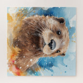 otter legpuzzel (Horizontaal)