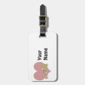Otter Love Bagagelabel (Voorkant verticaal)