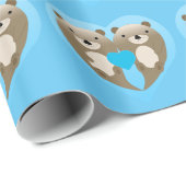Otter Love Cadeaupapier (Rol Hoek)