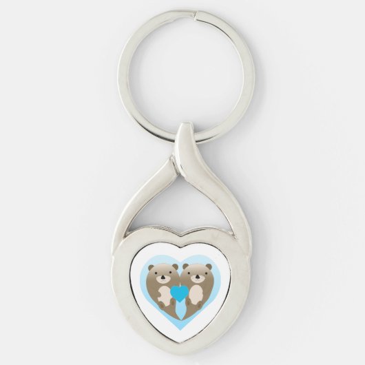 Otter Love Sleutelhanger (Voorkant)