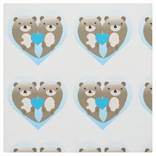 Otter Love Stof (Swatch)