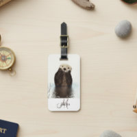 Otter Lover Monogram Gepersonaliseerd