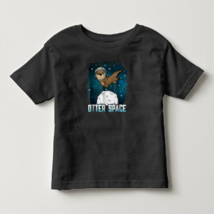 Otter Lovers  Otter Space Funny BuitSpace Animal Kinder Shirts