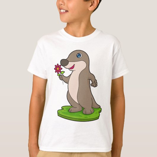 otter met ventilator t-shirt (Voorkant)