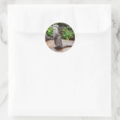 Otter moet praten, Otter, ronde Stickers. Sticker (Tas)
