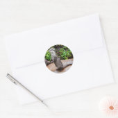 Otter moet praten, Otter, ronde Stickers. Sticker (Envelop)