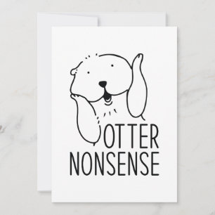 Otter Nonsense Bedankkaart