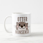 Otter Nonsense Drôle Café Mug (Gauche)