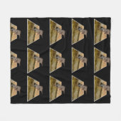 Otter Pattern , medium Fleece Deken (Voorkant (Horizontaal))