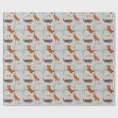 Otter Pattern Wrapping Paper Cadeaupapier (Vlak)