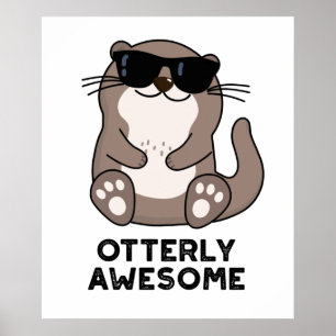 Otter Pun Geweldige Poster