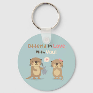 Otter Pun Love Conflict Sleutelhanger