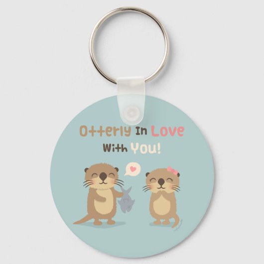 Otter Pun Love Conflict Sleutelhanger (Voorkant)