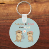 Otter Pun Love Conflict Sleutelhanger (Voorkant)