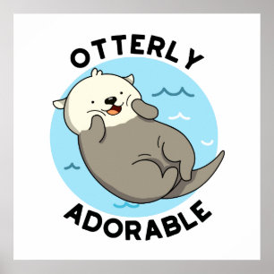 Otter Pun... Schattig Poster
